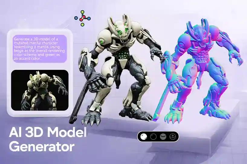 Customize Production-Ready 3D Models from Your Ideas in Seconds