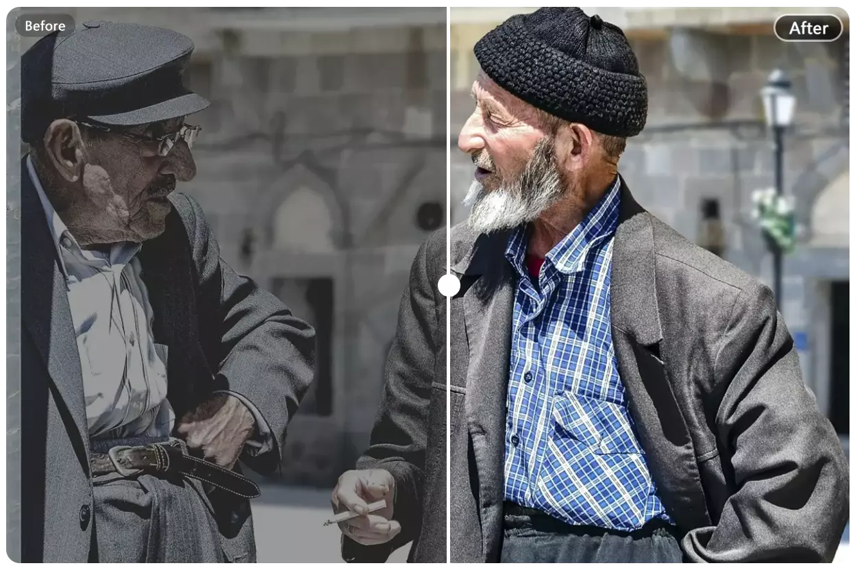 Bring Faded Memories Back to Life with AI Color Correction